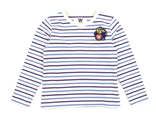 Wood Wood off-white stripes bluse Kim HuskMitNavn